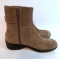 Dr Scholl's Zip Up Brown Boots - Size 6