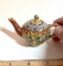 Vintage Miniature Cloisonne Oriental Tea Pot