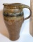 Vintage Hand Thrown Pottery Pitcher