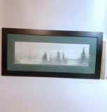 Framed & Numbered #17/150 Trees Print Signed by Janice Lipponcott