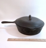 Vintage Cast Iron Pot with Lid