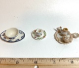 Vintage Set of 3 Assorted Miniature Tea Sets