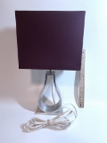IKEA Purple & Silver Contemporary Lamp