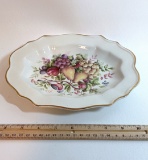Vintage Avon Enoch Wedgwood Tunstall England Dish Decorated with 22k Gold Trim 1976