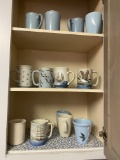Cabinet Lot of Assorted Coffee Cups