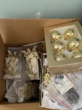 Large Lot of Assorted Christmas Décor Ornaments, Angels & Charms