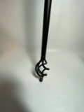 Metal Bronze Curtain Rod with Decorative Ends