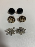 Vintage Set of 3 Earrings