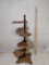 Vintage Wooden 4 Tier Stand