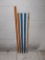 Lot of 4 Yardsticks and Meter Stick