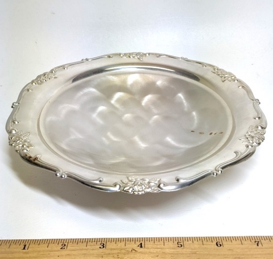 Vintage Silver Plated Modern Silver Tray
