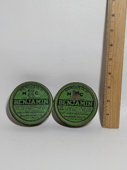 Set of 2 Vintage Benjamin High Compression Pellets