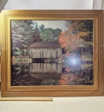 Vintage Wooden Framed Print