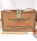 Vintage Wooden Winchester “Small Arms Ammunition” Crate