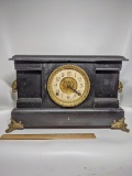 Antique Wooden Ingraham Mantel Clock