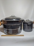 Vintage Graniteware Canning & Stock Pots