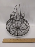 Vintage Metal Egg Basket