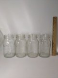 Lot of 4 Vintage Glass Ball Mason Jars