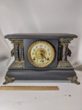 Antique Wooden Ingraham Mantel Clock