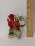 Vintage Ceramic Red Cardinal Figurine