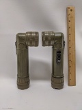 Set of 2 Vintage G.T.Price Products Military Flashlights