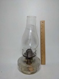 Vintage Glass Oil Lamp