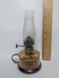 Vintage Glass Oil Lamp