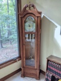Vintage Wooden Grandfather Clock