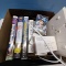 Lot of Audio Cassette Tapes, VHS Movies and Antenna