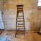 Old Wooden 6 ft. Easy Open Ladder from Carolina Ladder Co.