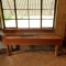 Antique Handmade Pine Bench