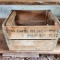 Vintage Wooden Crate Marked “Olin D. Blackwell Inman, SC”