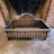 Old Cast Iron Fireplace Log Holder/Coal Basket