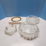 Vintage Elegant Ashtrays