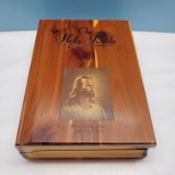 Wooden Bible Case Souvenir from Gatlinburg, TN.