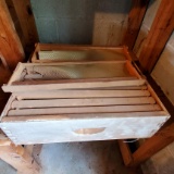 Vintage 10 Frame Bee Hive Trays