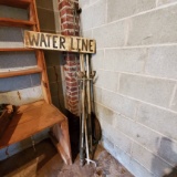 Vintage Above Ground Galvanized Water Line and Sprayer/Sprinkler System