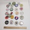 Lot of 24 Vintage Buttons From Farm Shows