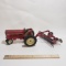 Vintage International Tractor with Hay Rake