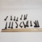 Lot of 19 Numbered Railroad Nails