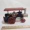 Cast Metal Steam Engine Tractor