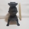 Vintage Cast Iron Pot Belly Stove Smoking Stand