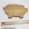 Pig Shaped Cutting Or Cheese Board