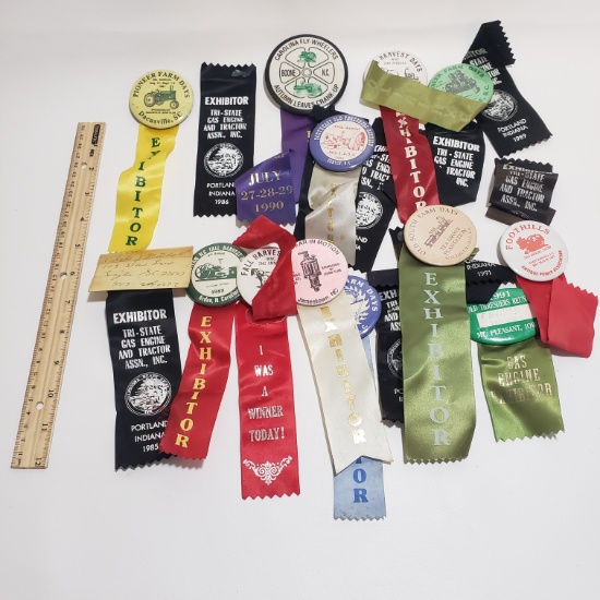 Lot of Fair Exhibit Ribbons