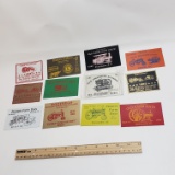 Lot of 12 Tractor Show Tin Plaques