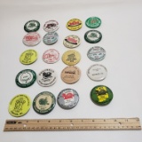 Lot of 20 Vintage Buttons From Farm Shows