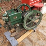 Antique International Harvester Hit or Miss Engine on Skids