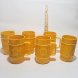 Lot of 7 Vintage Rubbermaid Tumblers