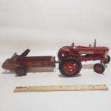 McCormick Tractor with Manure Spreader