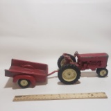 Diecast Tractor with Trailer